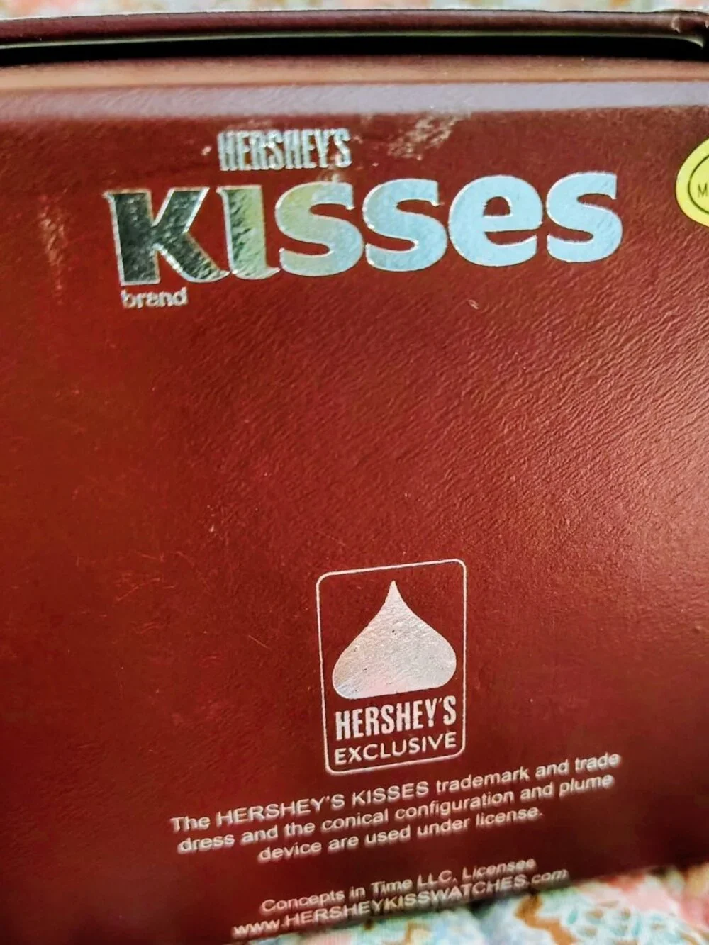 NWT NIB Hershey Kisses Silver Stainless Steel Watch MSRP 140